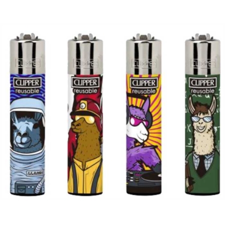 Grossiste briquets Clipper Lama Work