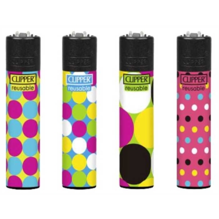 grossiste briquets Clipper Polka Dots